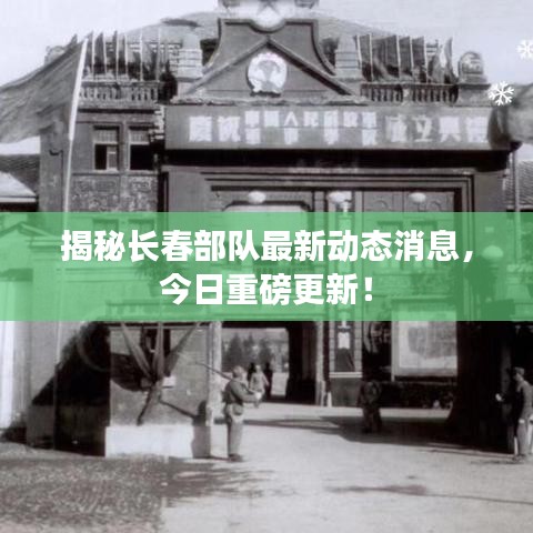 揭秘長(zhǎng)春部隊(duì)最新動(dòng)態(tài)消息，今日重磅更新！