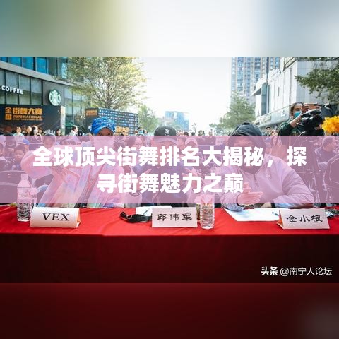 全球頂尖街舞排名大揭秘，探尋街舞魅力之巔