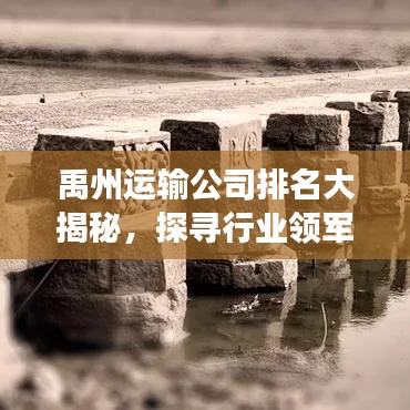 禹州運(yùn)輸公司排名大揭秘，探尋行業(yè)領(lǐng)軍者的成功秘訣！