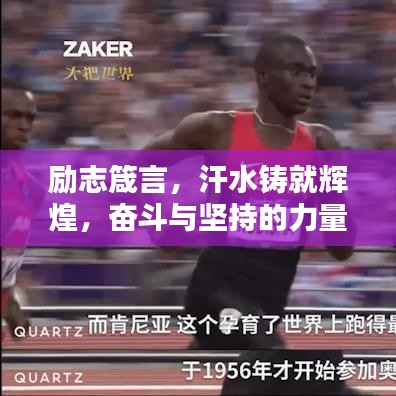 勵(lì)志箴言，汗水鑄就輝煌，奮斗與堅(jiān)持的力量源泉
