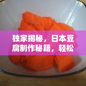 獨(dú)家揭秘，日本豆腐制作秘籍，輕松掌握美味上桌秘訣！