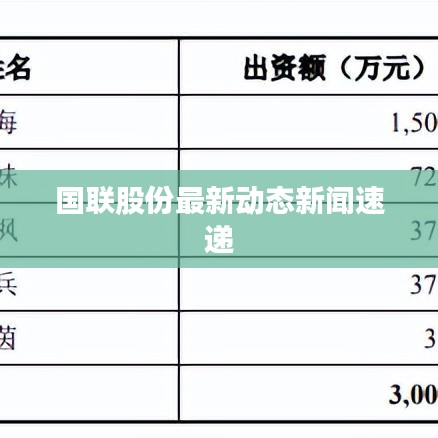 國聯(lián)股份最新動態(tài)新聞速遞