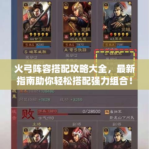火弓陣容搭配攻略大全，最新指南助你輕松搭配強力組合！