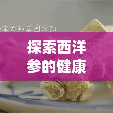 探索西洋參的健康奧秘，食用方法與功效全解析
