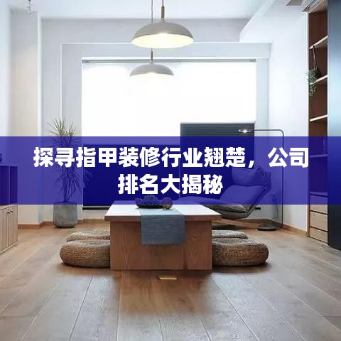 探尋指甲裝修行業(yè)翹楚，公司排名大揭秘