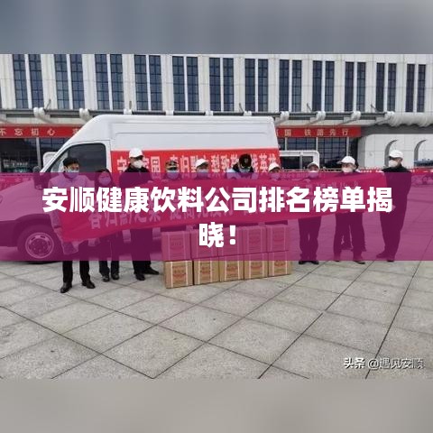 安順健康飲料公司排名榜單揭曉！