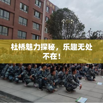 杜橋魅力探秘，樂趣無處不在！