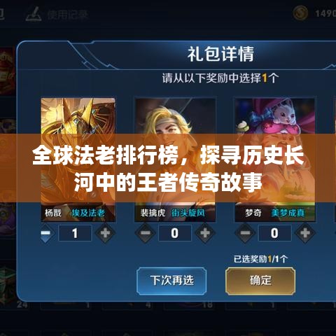 全球法老排行榜，探尋歷史長河中的王者傳奇故事