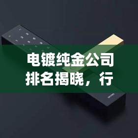 電鍍純金公司排名揭曉，行業(yè)領(lǐng)軍者的成功奧秘探索