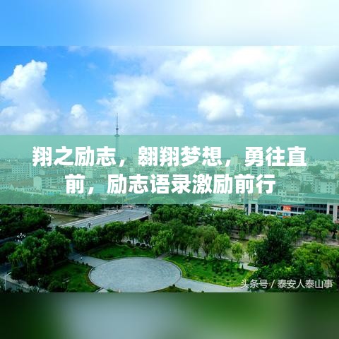 翔之勵志，翱翔夢想，勇往直前，勵志語錄激勵前行
