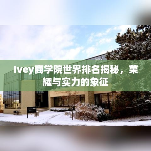 Ivey商學(xué)院世界排名揭秘，榮耀與實(shí)力的象征