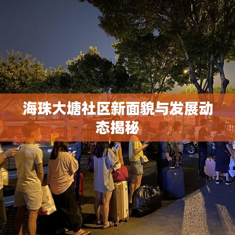 海珠大塘社區(qū)新面貌與發(fā)展動態(tài)揭秘