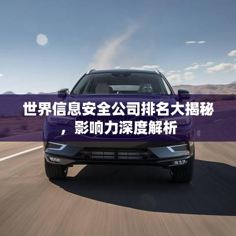 世界信息安全公司排名大揭秘，影響力深度解析