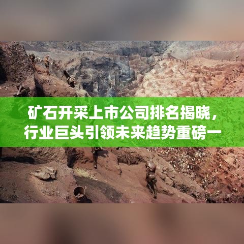 礦石開采上市公司排名揭曉，行業(yè)巨頭引領(lǐng)未來趨勢重磅一覽