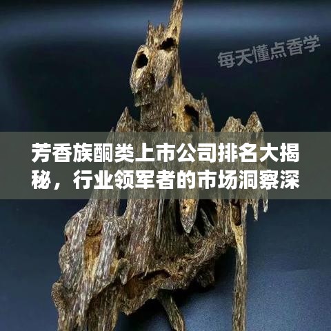芳香族酮類上市公司排名大揭秘，行業(yè)領(lǐng)軍者的市場洞察深度解讀