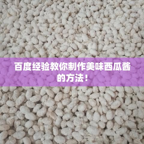 百度經(jīng)驗(yàn)教你制作美味西瓜醬的方法！