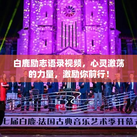 白鹿勵(lì)志語錄視頻，心靈激蕩的力量，激勵(lì)你前行！