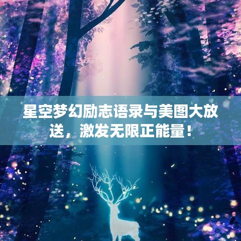 星空夢幻勵志語錄與美圖大放送，激發(fā)無限正能量！