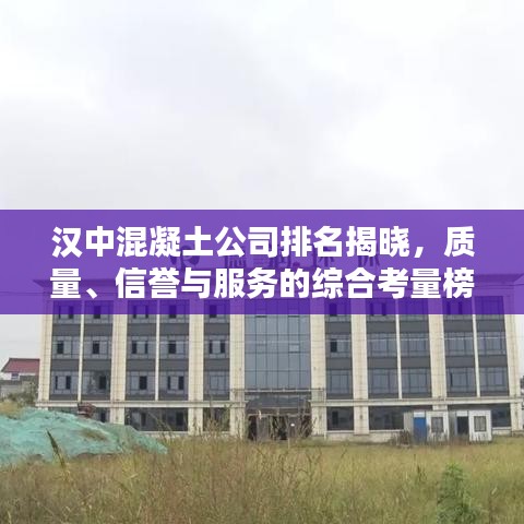 漢中混凝土公司排名揭曉，質量、信譽與服務的綜合考量榜單出爐！