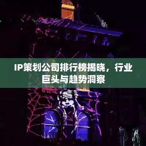 IP策劃公司排行榜揭曉，行業(yè)巨頭與趨勢洞察