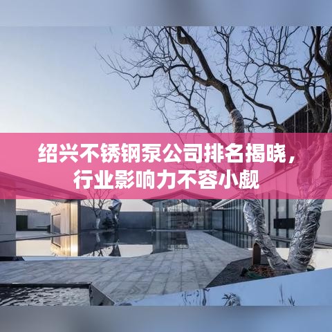 紹興不銹鋼泵公司排名揭曉，行業(yè)影響力不容小覷